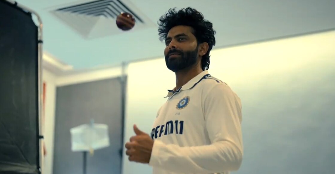 Ravindra Jadeja. Screengrab/@BCCI