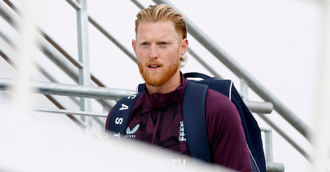 England's Ben Stokes during a practice session. Photo: Reuters/Peter Cziborra