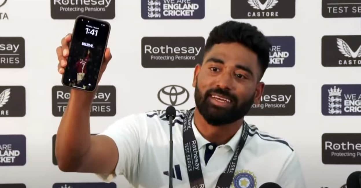 Puede que no sea consciente, pero así es como Cristiano Ronaldo hizo que Mohammed Siraj "creyera"