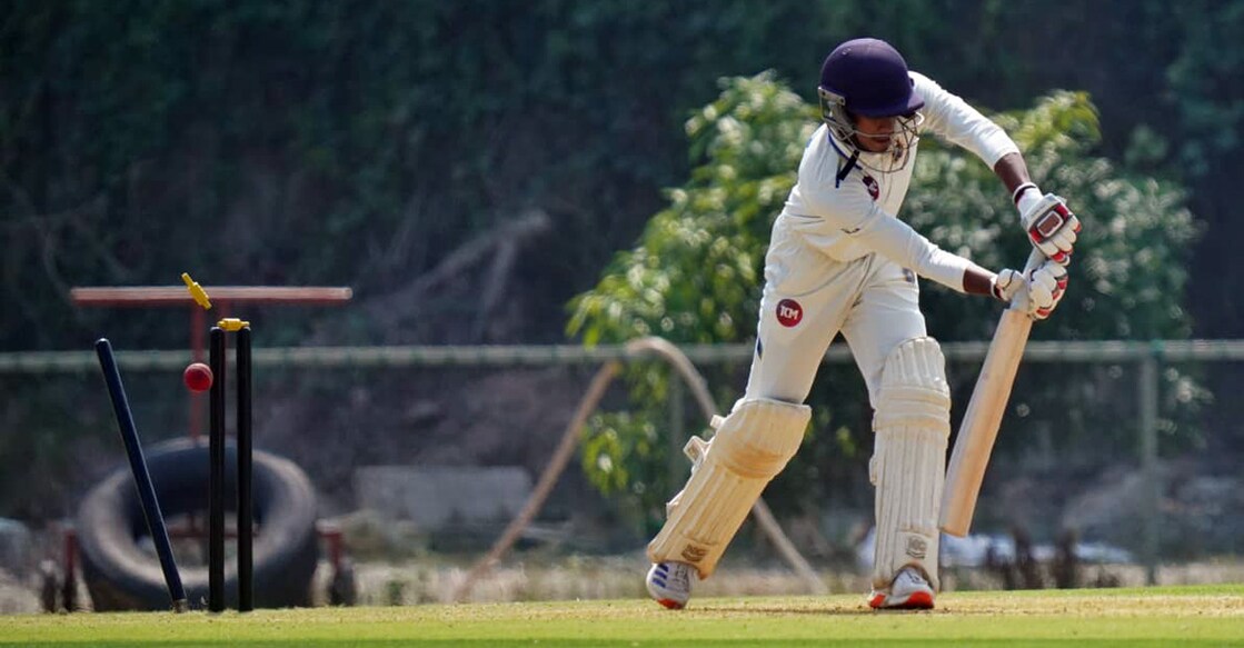 Kerala’s Eden Apple Tom is dismissed on Day 1 of the Ranji Trophy match against Chandigarh at Mangalapuram in Thiruvananthapuram on January 22, 2026. Photo: KCA