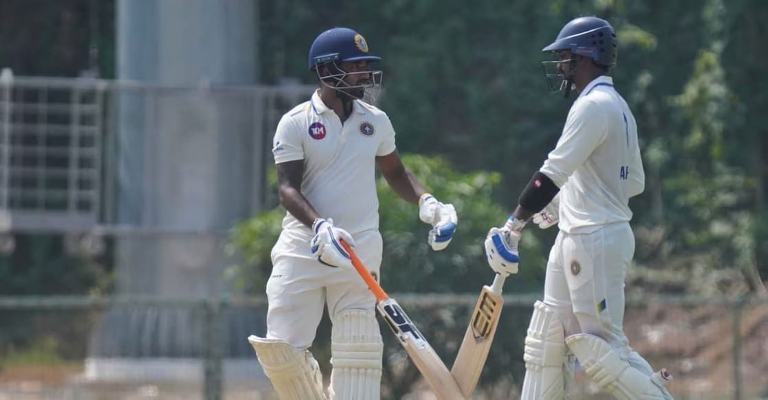 Sachin Baby and Baba Aparajith. Photo: KCA