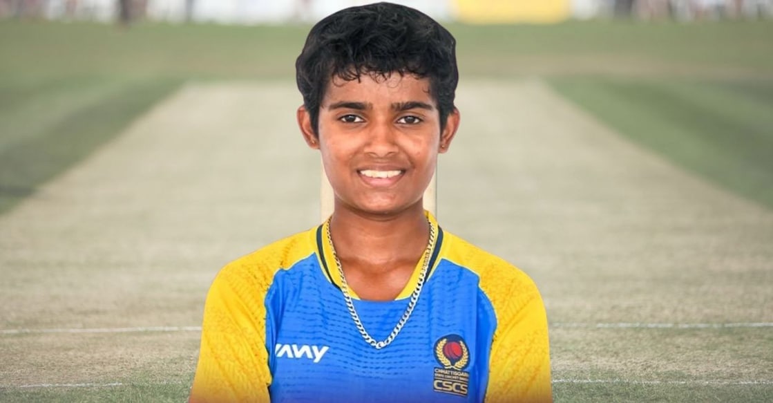 Yati Sharma of Chhattisgarh. Photo: Facebook/chhattisgarhstatecricketsangh