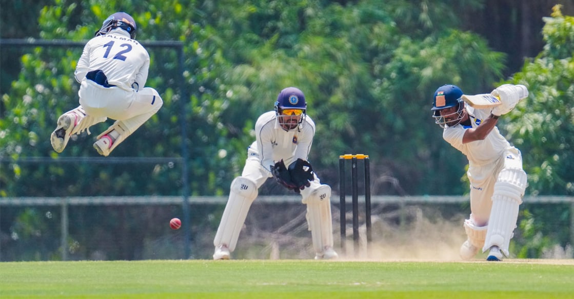 Kerala and Bengal players during the match. Photo: KCA