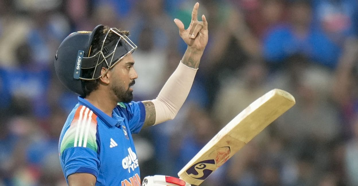 KL Rahul’s 129 not out takes India to 351/7 vs West Indies in 3rd ODI