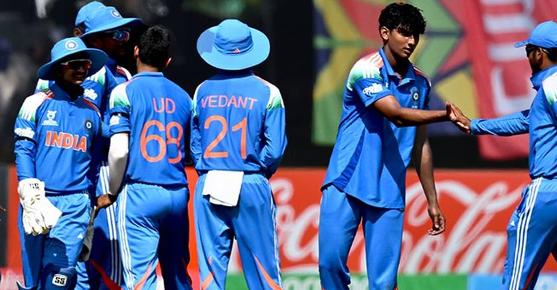 India U19 enter the ICC Under-19 Men's Cricket World Cup 2026 semi-finals, where they will face Afghanistan U19.  Photo: X/BCCI