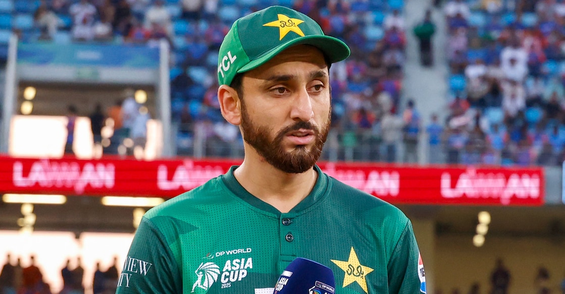 Pakistan captain Salman Ali Agha. File photo: PTI