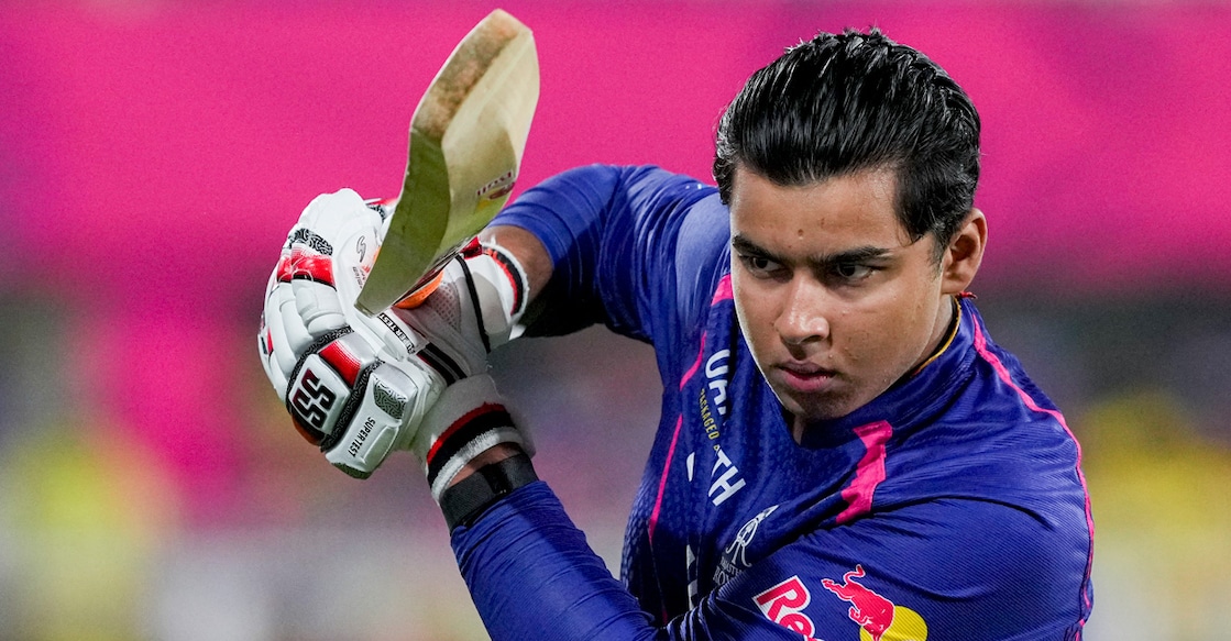 Vaibhav Suryavanshi trains ahead of Rajasthan Royals’ IPL 2026 opener against Chennai Super Kings in Guwahati on March 30, 2026. Photo: PTI