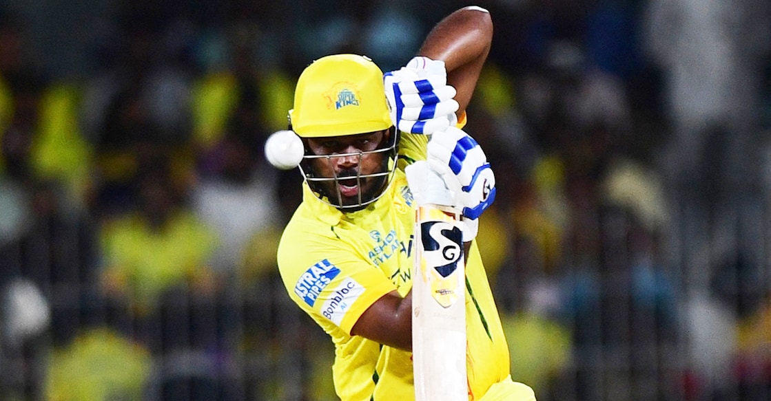 Chennai Super Kings' Sanju Samson in action against Kolkata Knight Riders in the IPL in Chennai on April 14, 2026. Photo: Reuters/Abhijit Addya
