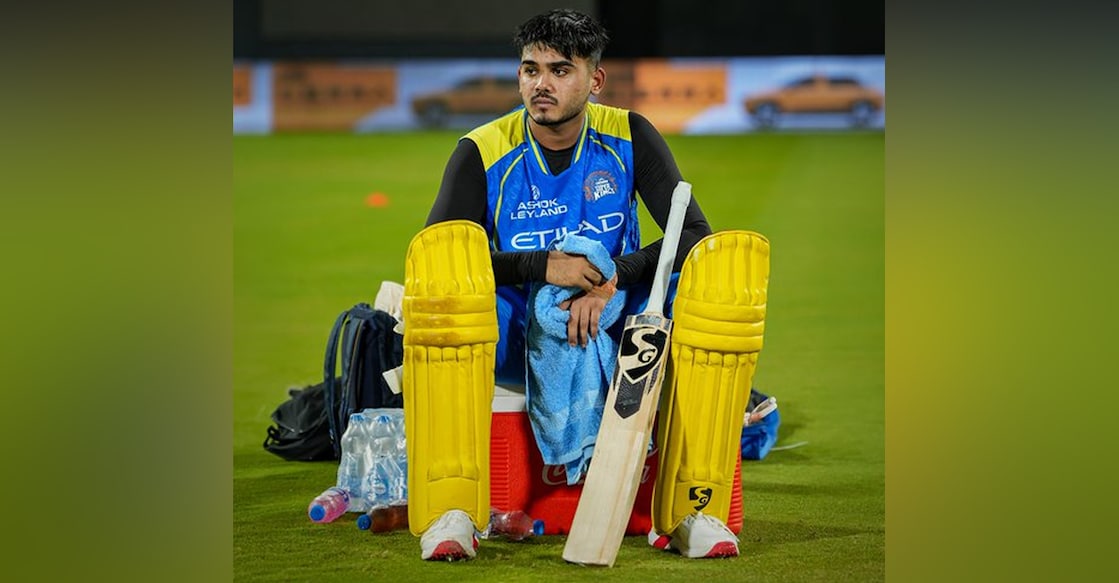 Ayush Mhatre. Photo: X/@@ChennaiIPL