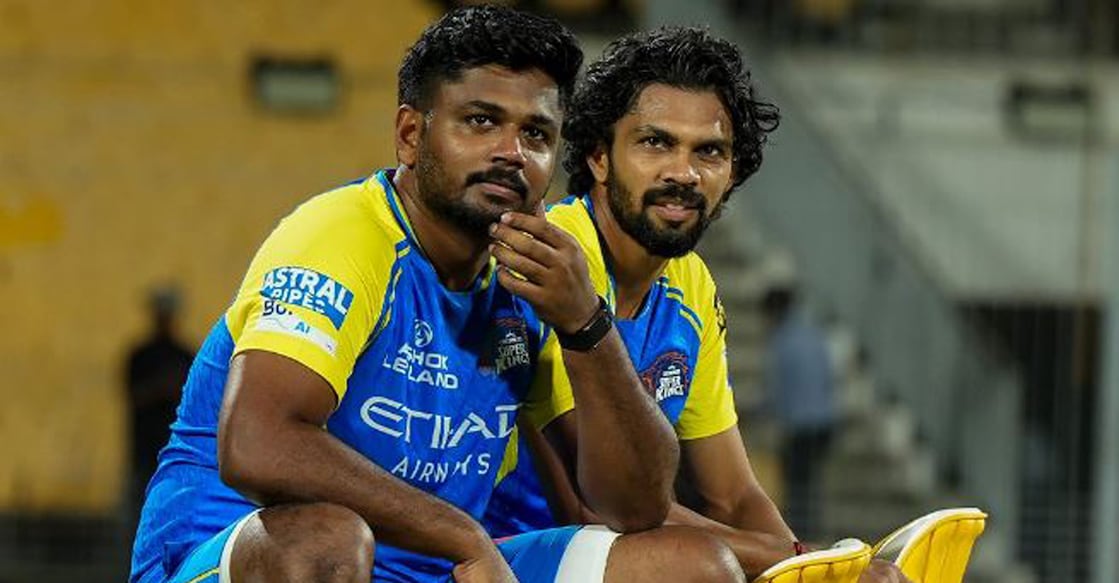 Sanju Samson and Ruturaj Gaikwad. Photo: X/@ChennaiIPL