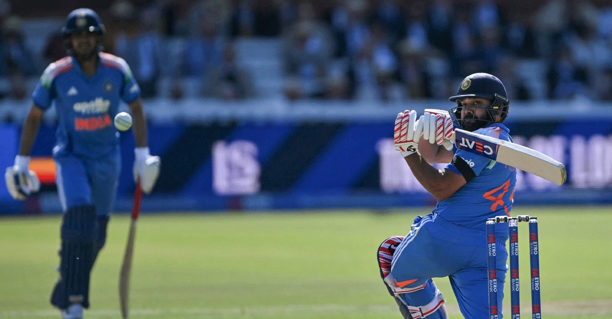 Rohit Sharma responds to retirement talk with first century at Lord's