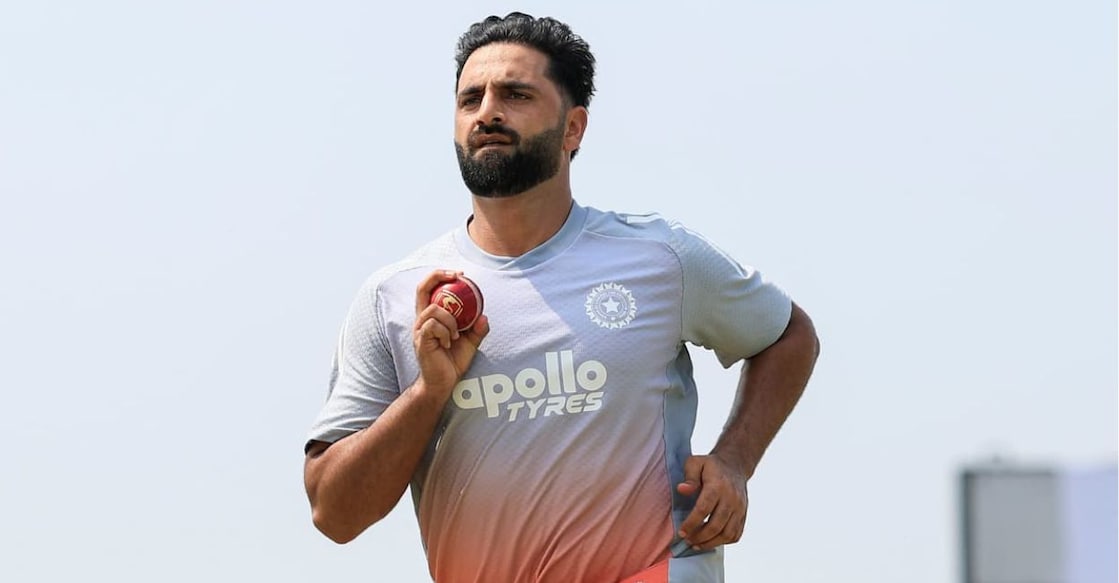 Auqib Nabi. Photo: BCCI