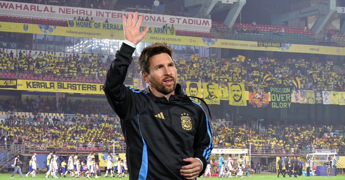 Lionel Messi-led Argentina was proposed to play a friendly football match at the Jawaharlal Nehru Stadium at Kaloor in Kochi on November 17, 2025. Photos: AFP/Manorama