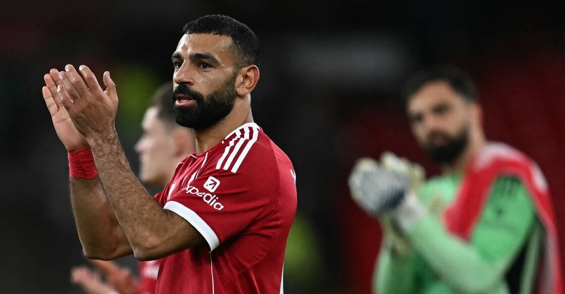Liverpool's Egyptian striker Mohamed Salah applauds the fans following the English Premier League football match between Liverpool and Aston Villa at Anfield in Liverpool, north west England. Photo: AFP