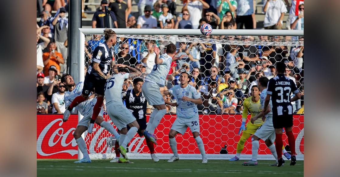 uefa-inter-milan Monterrey's Sergio Ramos scores their first goal in their opening Group E game at the Club World Cup. Photo: REUTERS/Daniel Cole