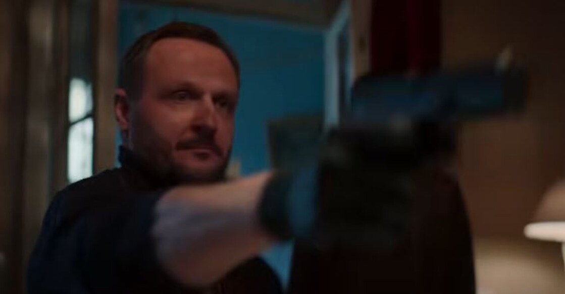 A screengrab from 'Karam' movie trailer showing Ivan Vukomanovic. Photo: Screengrab/Karam trailer @SaregamaMalayalam