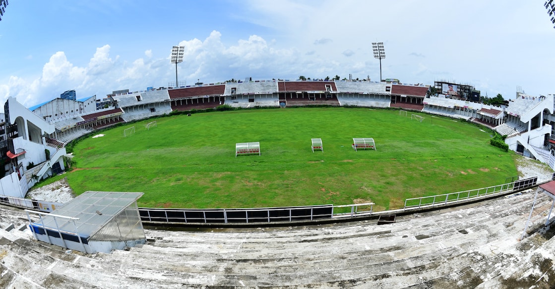 EMS Corporation Stadium in Kozhikode. File photo: Manorama