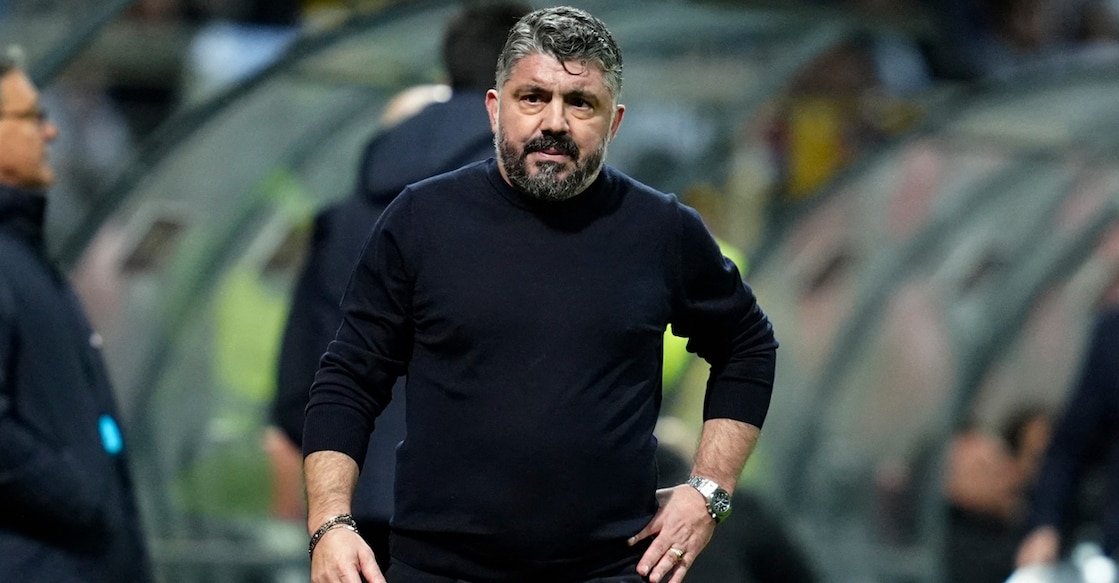 Italy coach Gennaro Gattuso. Photo: Reuters/Matteo Ciambelli