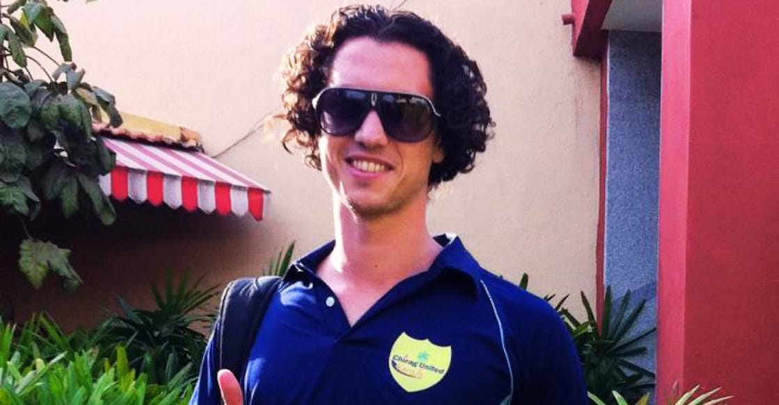 Michael Matricciani during his playing days with Chirag United (formerly Viva Kerala).