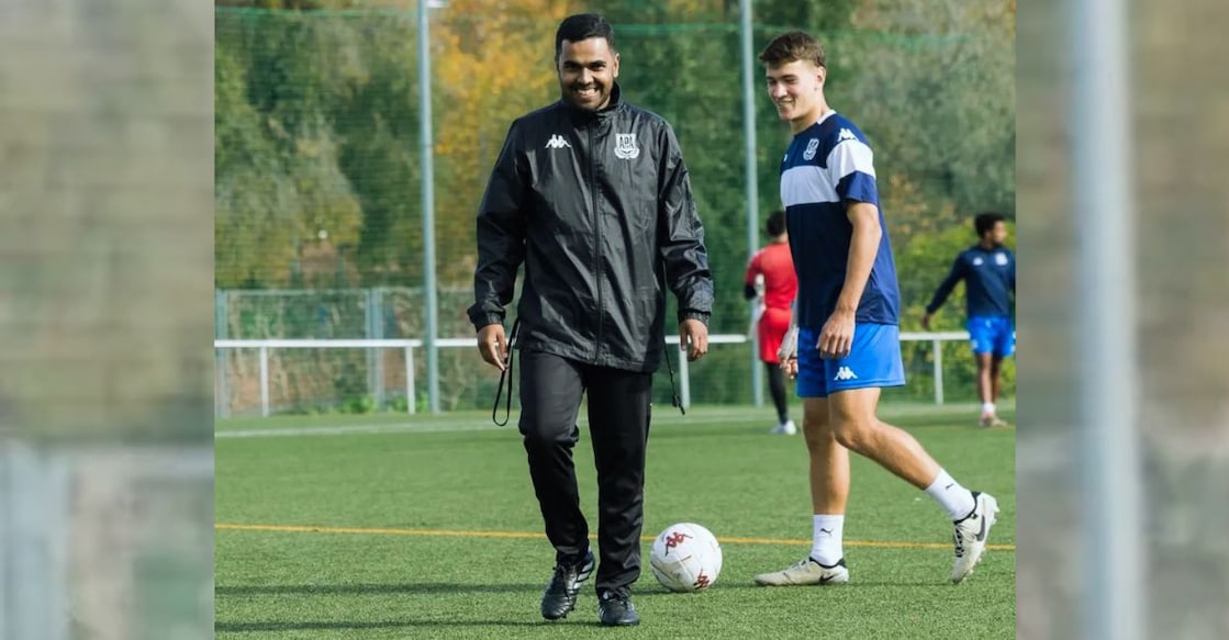 Jithin Janardhanan is an assistant coach at AD Alcorcon B, a third division club in Spain. Photo: Special arrangement