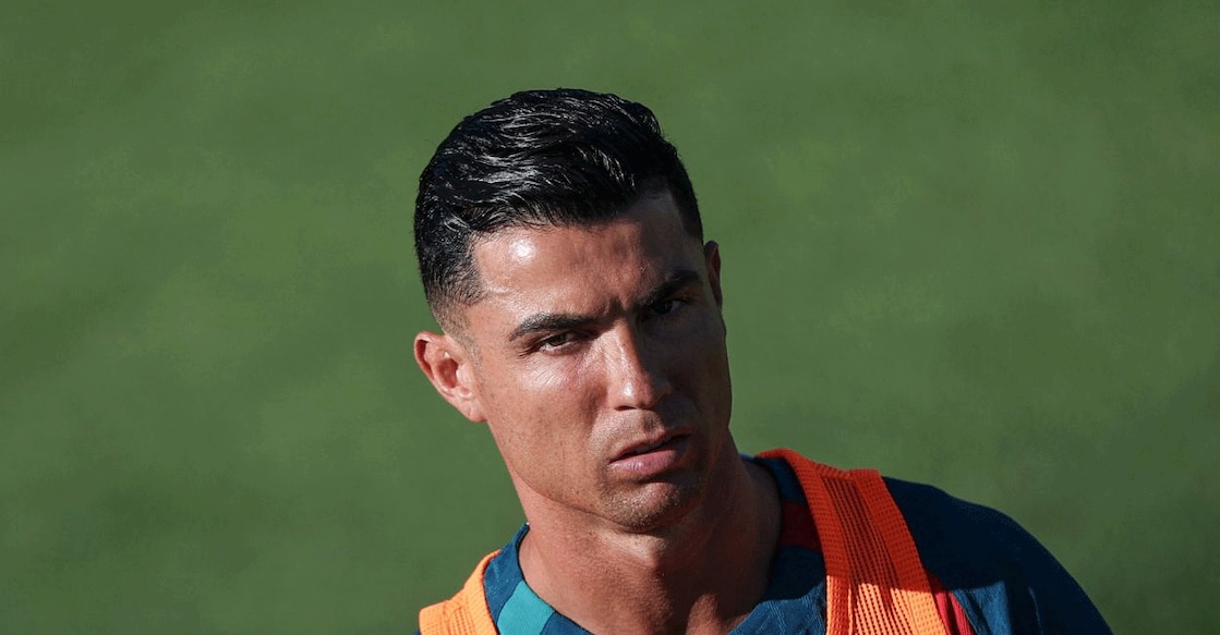 Portugal’s  Cristiano Ronaldo attends a training session ahead of the FIFA World Cup 2026 at Cidade do Futebol in Oeiras on June 1, 2026. Photo: AFP/ Patricia de Melo Moreira 