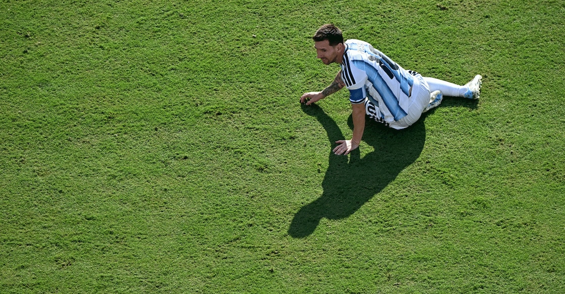 Argentina's Lionel Messi reacts during the 2026 World Cup final against Spain at the New York/New Jersey Stadium in East Rutherford on July 19, 2026. Photo: AFP/ Jewel Samad