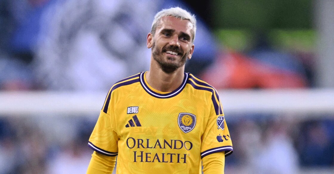 Antoine Griezmann of Orlando City reacts during the MLS match against San Jose Earthquakes in San Jose, California on July 22, 2026. Photo: Brandon Vallance/Getty Images via AFP