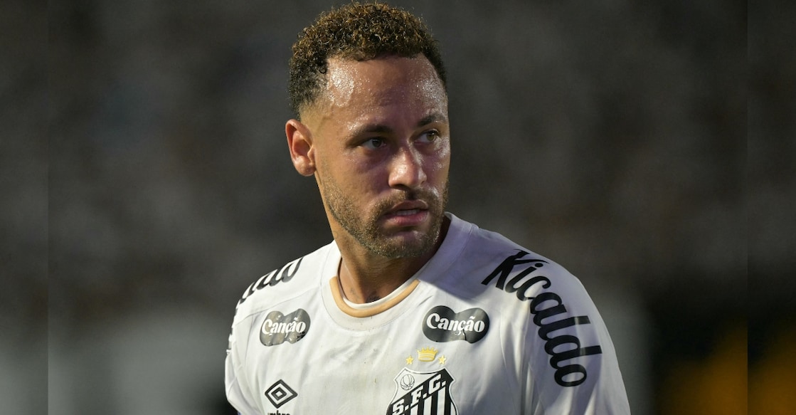 Santos captain Neymar. Photo: AFP
