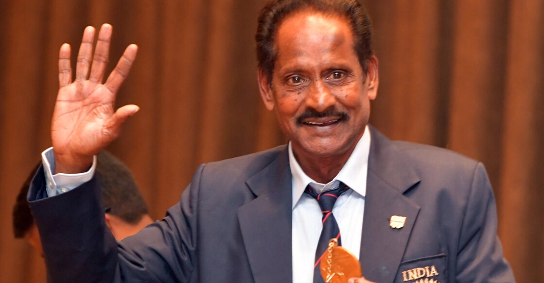 Manuel Frederick, former goalkeeper of the Indian men's hockey team. File photo: Manorama