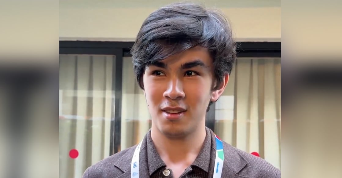 Javokhir Sindarov. Photo: Screengrab/FIDE