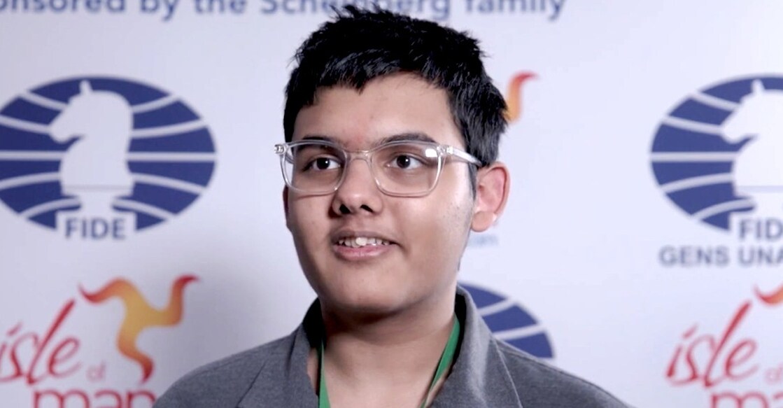 Abhimanyu Mishra. File photo: FIDE/screengrab