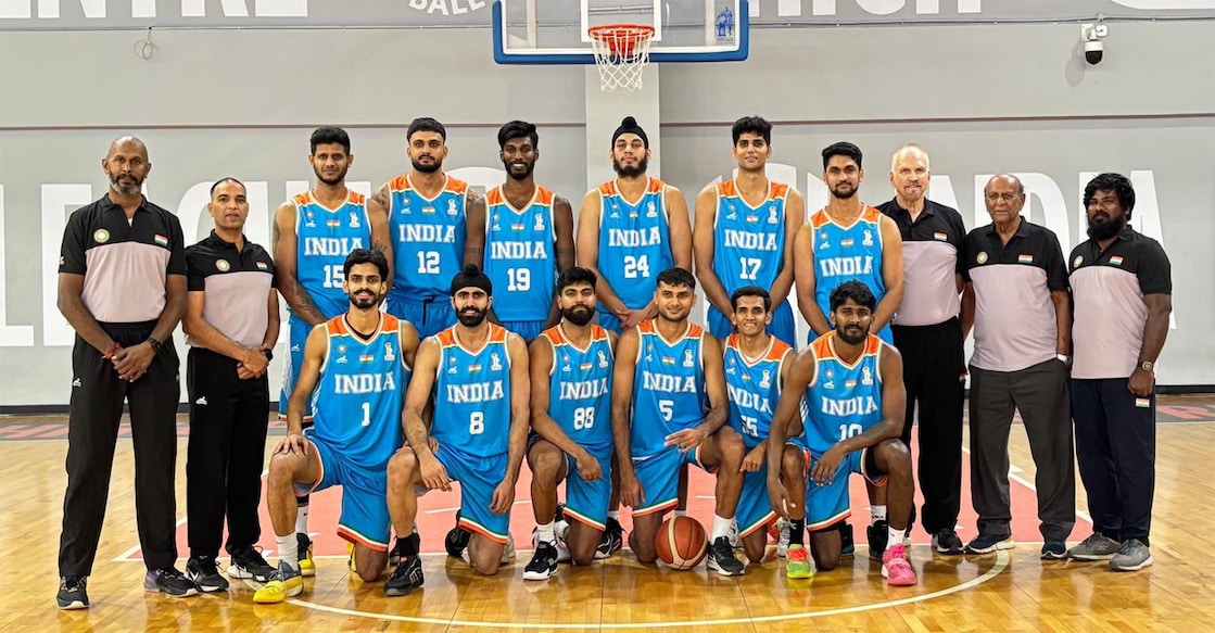 Indian squad comprising Pranav Prince (standing, fifth from left) and P J Sunny (standing, second from right) pose. Photo: BFI