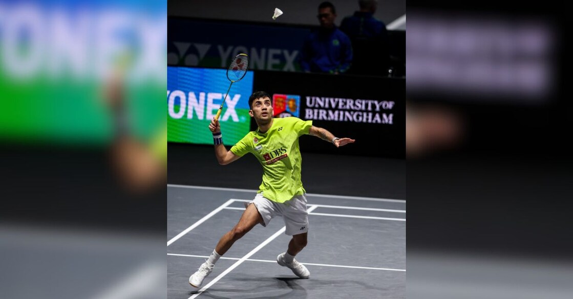 All England Open 2026: Lakshya Sen upsets sixth seed Li Shi Feng to reach semis. Photo: BAI via IANS