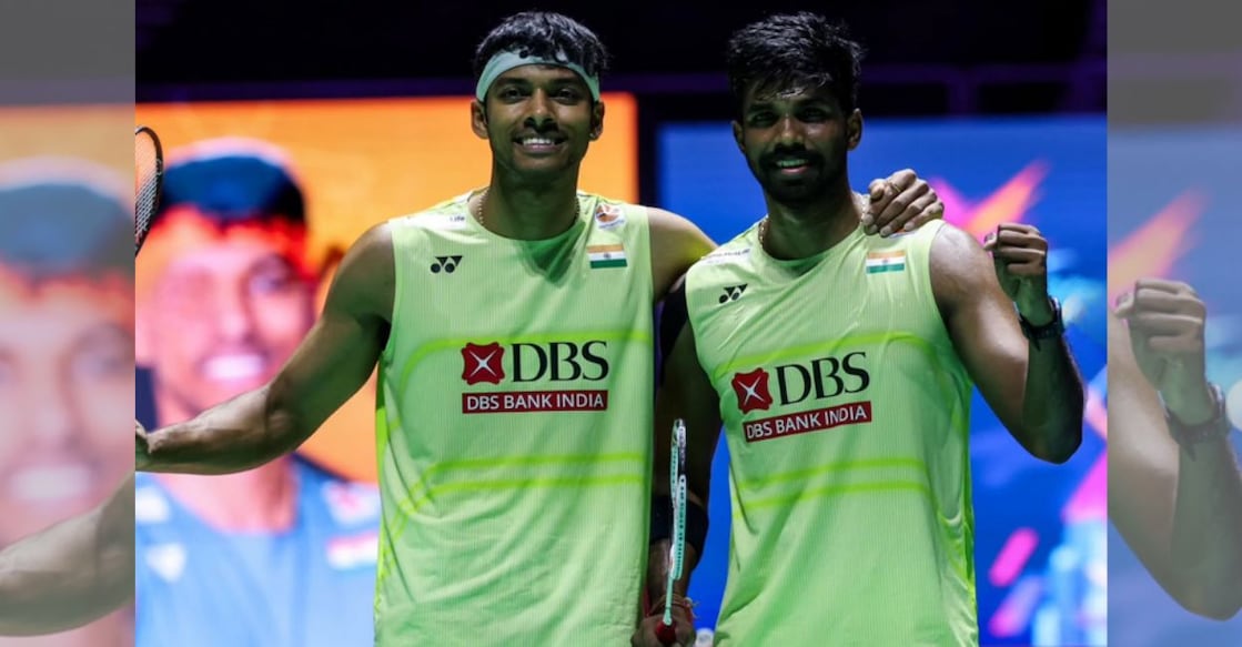 India's Chirag Shetty (L) and Satwiksairaj Rankireddy. Photo: Instagram/Badminton Association of India