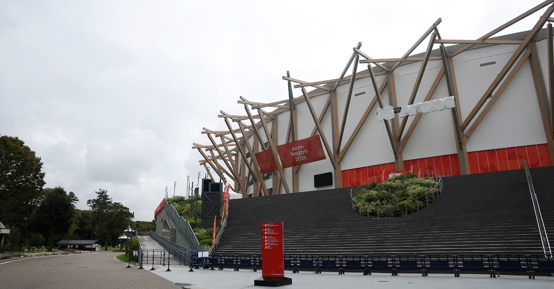 Asian Games - Aichi-Nagoya 2026 - Previews - Nagoya, Japan - September 15, 2026 General view of Aichi International Arena in Nagoya ahead of the Asian Games REUTERS/Edgar Su