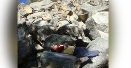 The final climb to Tapovan Valley from Gomukh