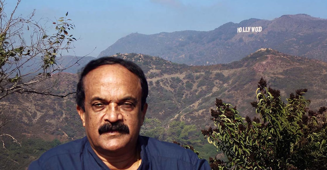 The author in Hollywood. 
