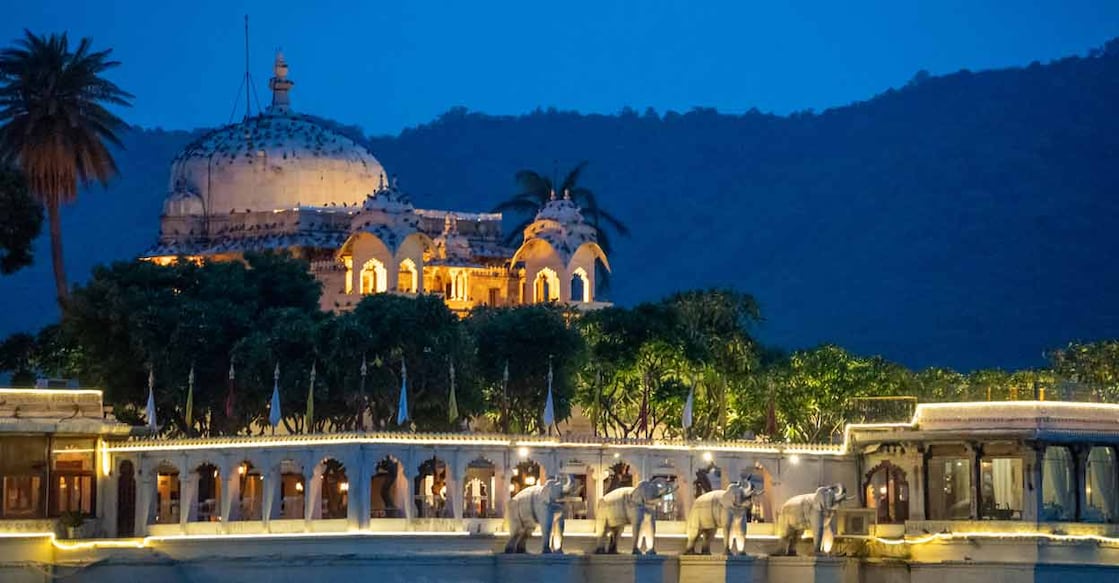 The Jag Mandir Palace, which is around 500 years old, is located on an island on Lake Pichola. Photo: iStock