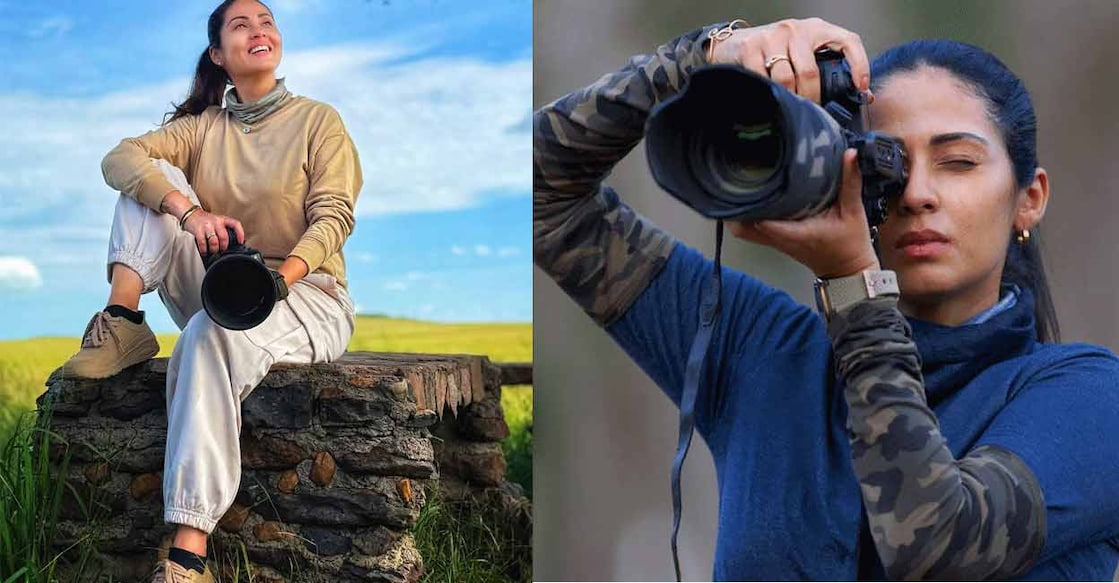 Actress Sada is passionate about wildlife photography. Photo: Instagram/@sadaa17