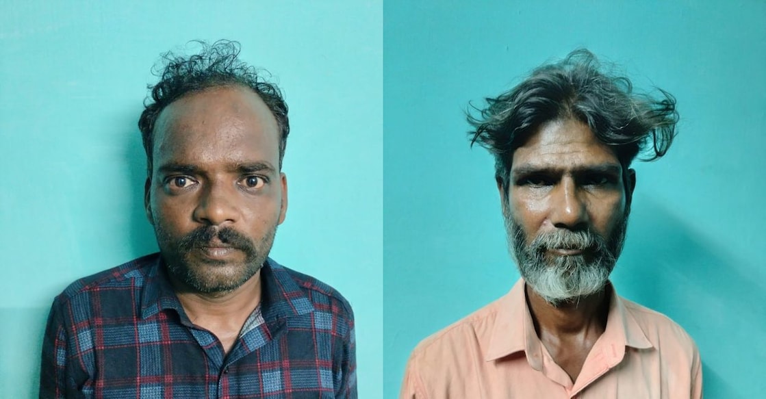Anil Kumar (38), James (58). Photo: Special Arrangement