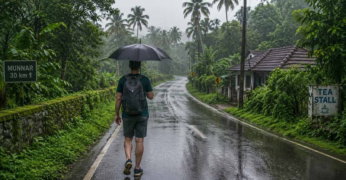 Kerala's monsoon season is from May 26, this year. AI-Generated image