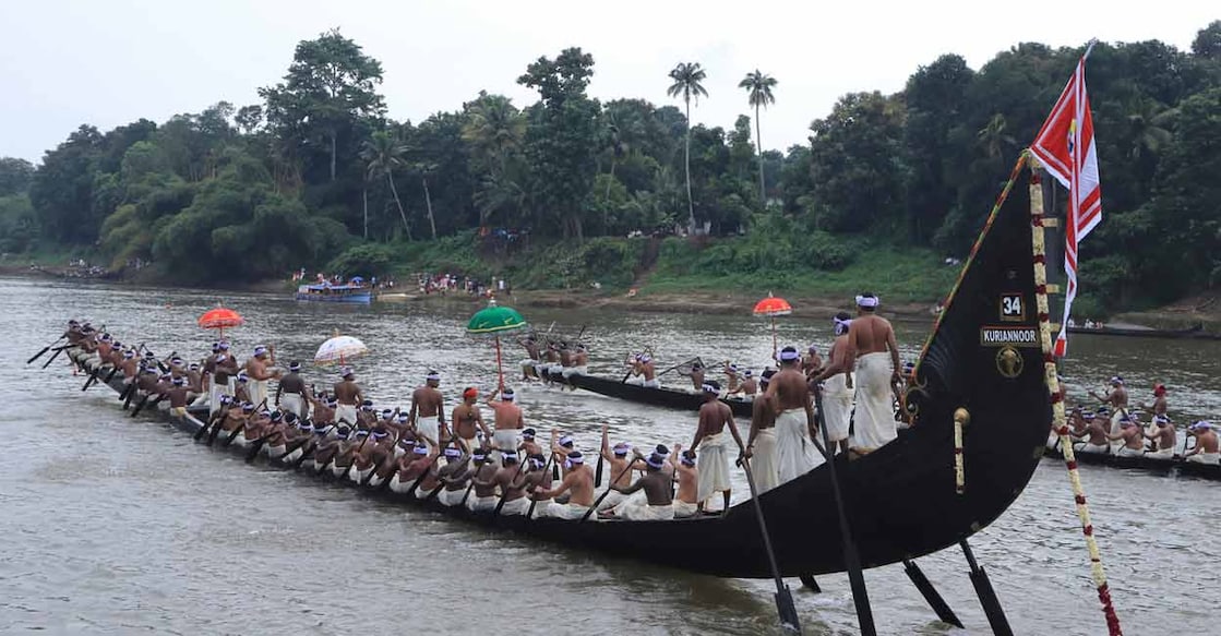 The Aranmula boat race is held on the Pampa River. Photo: iStock/ajijchan