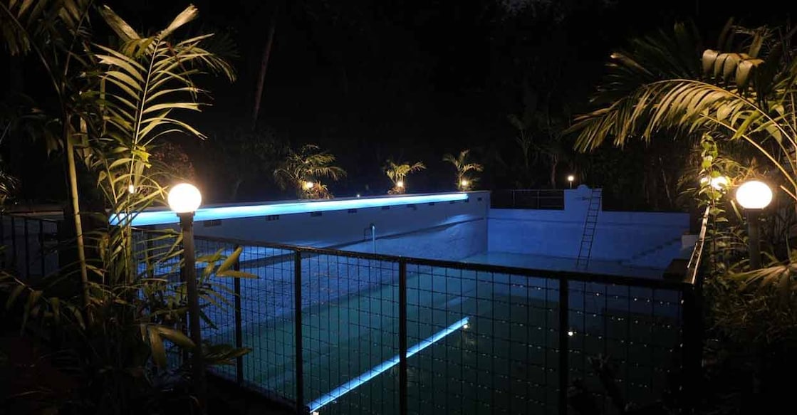 The swimming pool at the homestay. Photo: Rishikesh Jayarajan