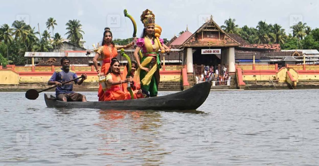 The Triprayar Sreerama temple is part of the Thrissur Nalambalam circuit. Photo: Manorama