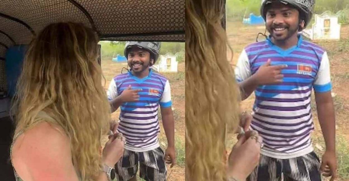 The solo woman traveller shared the experience on her social media page. Photo: Instagram/@molsgonewild