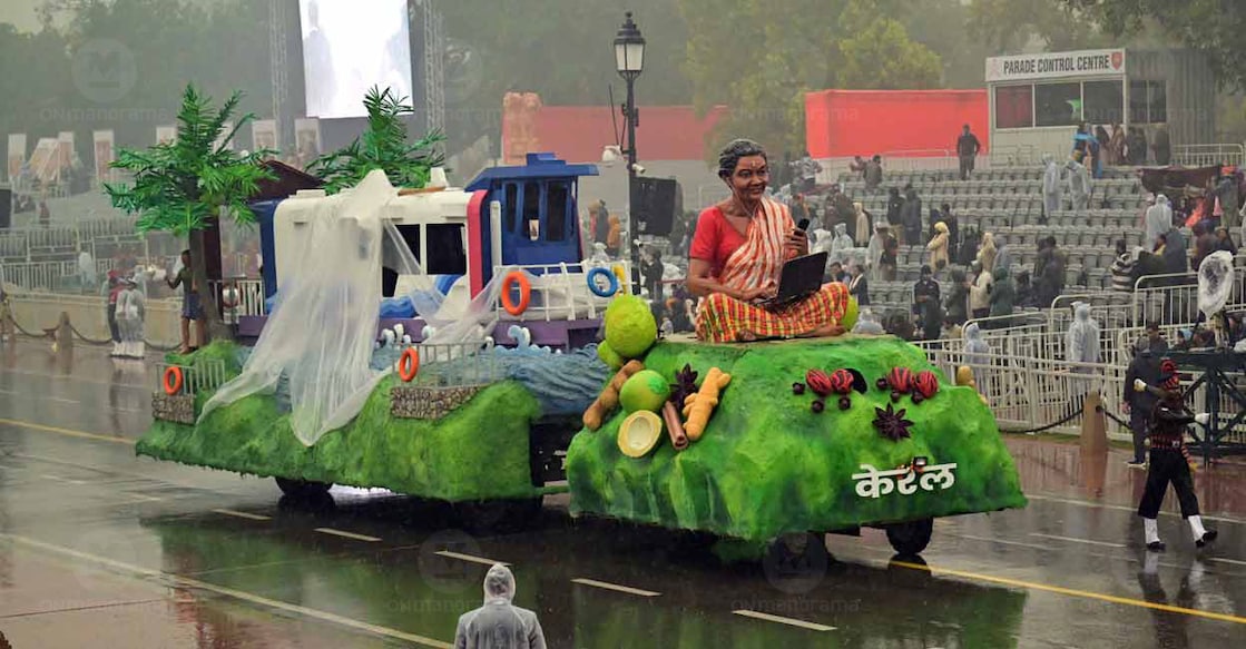 Kerala's float for this year's Republic Day parade. Photo: Manorama