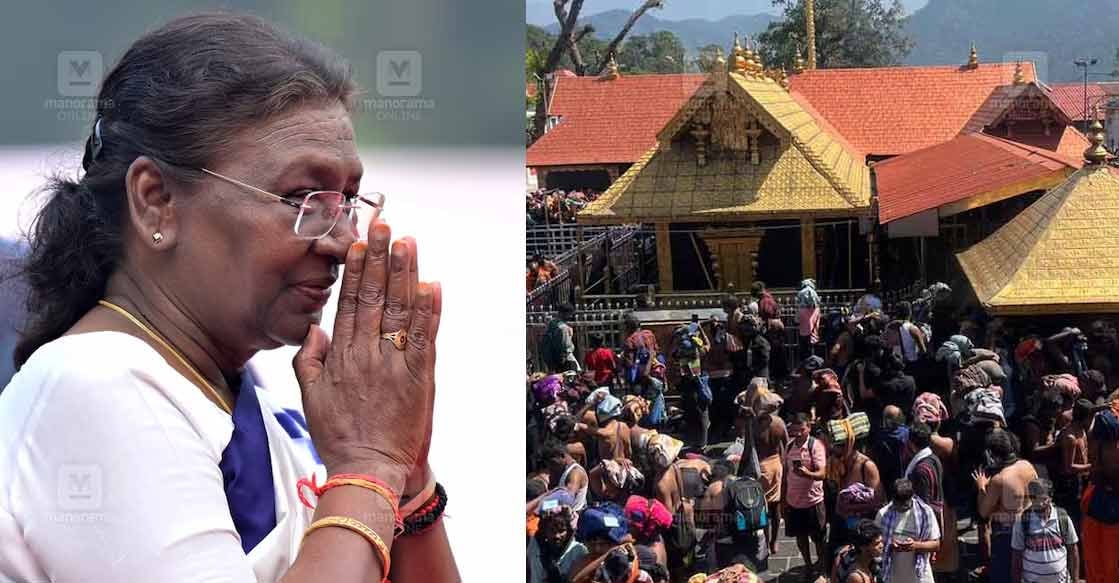 President Droupadi Murmu will reach Kerala on Tuesday evening (Oct 21, 2025). She will visit Sabarimala on Wednesday. Photos: Manorama