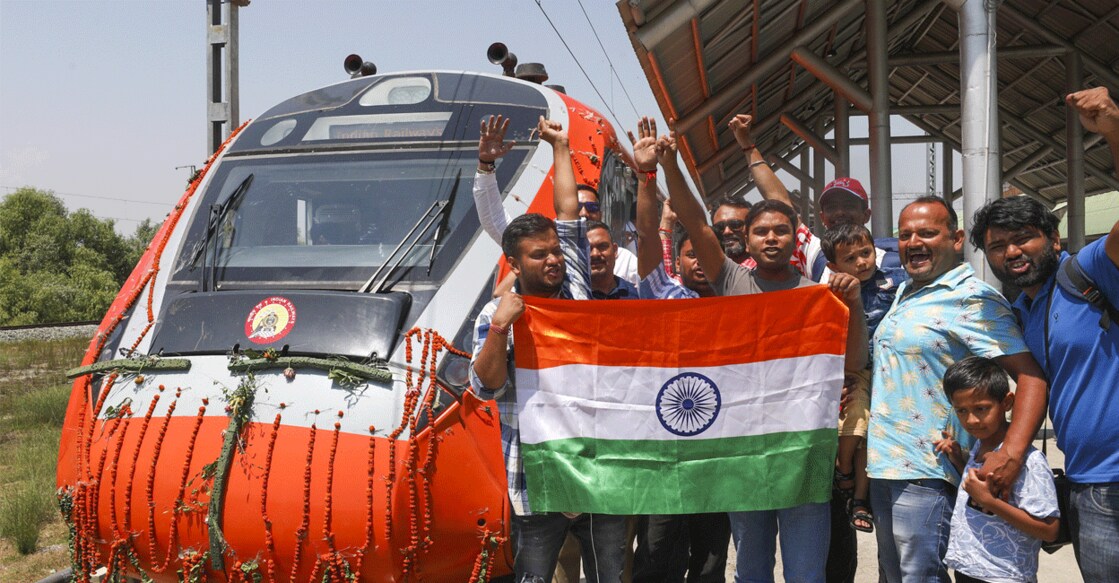 The train is also touted as a ray of hope for Kashmir tourism, which suffered immensely after the Pahalgam terror attack that killed 26 tourists. Photo: PTI