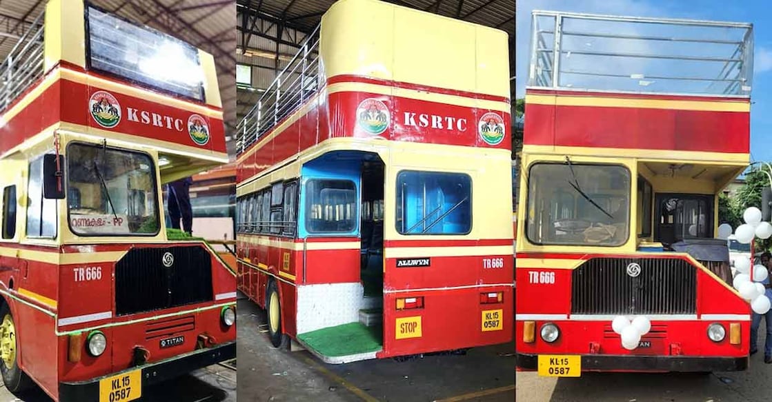 kochi-ksrtc-double-decker-bus The bus has 63 seats, comprising 39 on the upper deck and 24 on the lower deck. Photo: Special Arrangement