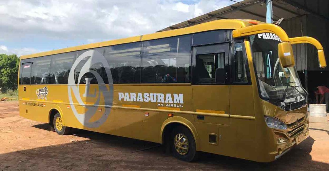 Parasuram Express Bus. Photo: Facebook/Parasuram AC Air BUS